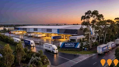 AI impression: Minto Logistics Hub, Transport & Logistics