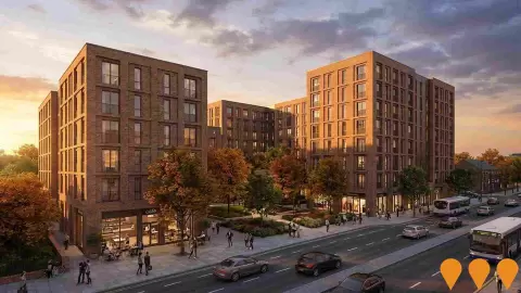 AI impression: Berry Road Residential Development, Communities