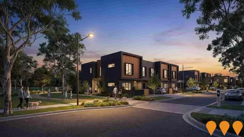 AI impression: Waterlea Sustainable Community, Residential Development