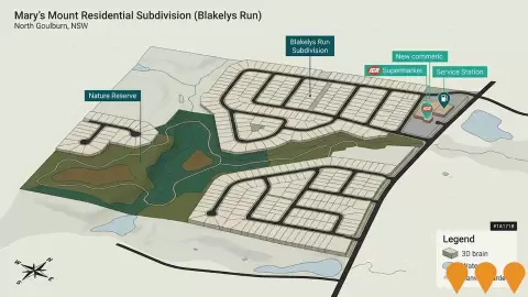 AI impression: Mary's Mount Residential Subdivision (Blakelys Run), Residential Development