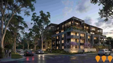 AI impression: Willoughby Grounds, Residential Development