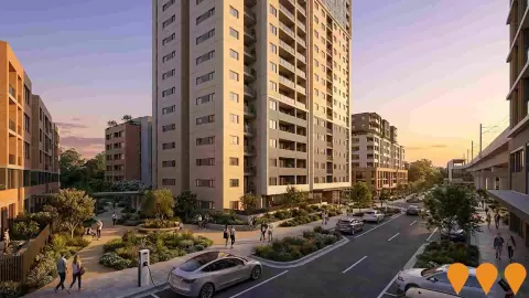 AI impression: Lachlan's Line Building A (24-storey), Residential Development