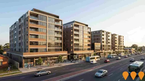 AI impression: 350-352 Hume Highway, Yagoona Mixed-Use Development, Precincts & Urban Renewal