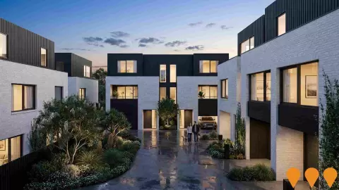 AI impression: Seymour & Blanche Townhouses, Residential Development