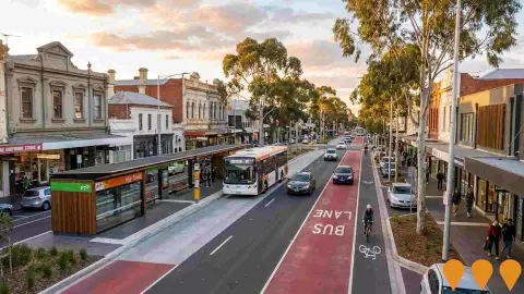 AI impression: High Street Bus Priority Improvements, Transport & Logistics