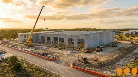 AI impression: Stapylton Industrial Expansion, Business Parks & Technology Hubs