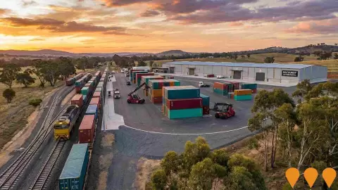 AI impression: Bathurst Intermodal Transport Terminal, Transport & Logistics