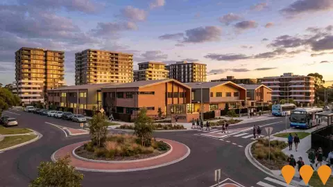 AI impression: New Primary School and Public Preschool, Carter Street Precinct, Education & Training