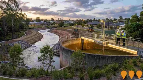 AI impression: Molendinar Creek Flood Mitigation, Environmental & Disaster Management