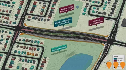 AI impression: Hall Road Upgrade, Transport & Logistics
