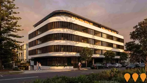 AI impression: 88-96 Newcastle Street Rose Bay Mixed Use Development, Residential Development