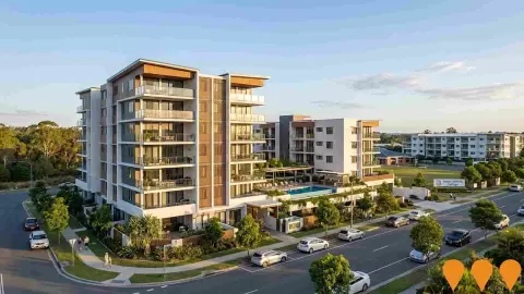 AI impression: 45 Sippy Downs Drive High Density Development, Residential Development
