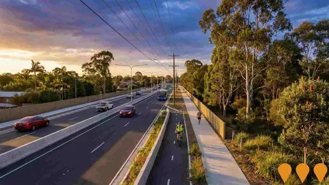 AI impression: Wellington Street/Panorama Drive Road Upgrade, Transport & Logistics