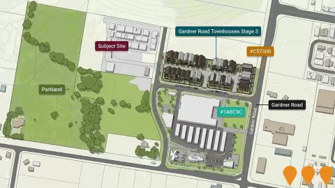 AI impression: Gardner Road Townhouses Stage 3, Residential Development