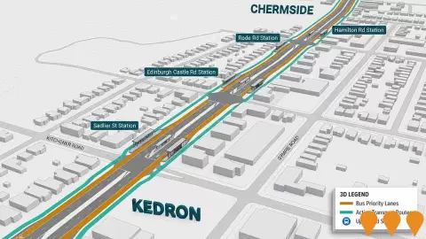 AI impression: Northern Transitway (Kedron to Chermside), Transport & Logistics