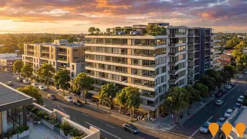 AI impression: The Rise, Residential Development