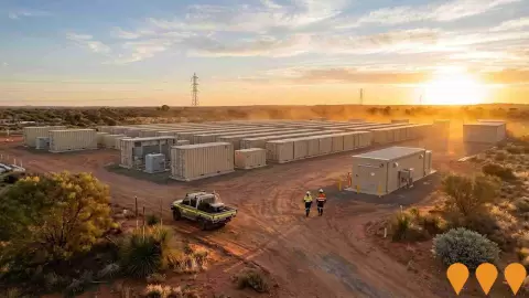 AI impression: Broken Hill Battery Energy Storage System, Energy