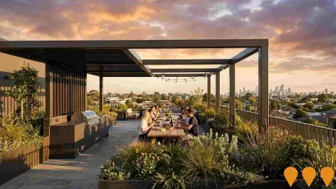 AI impression: Olive Green, Residential Development