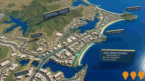 AI impression: Central Coast Local Roads Package, Transport & Logistics
