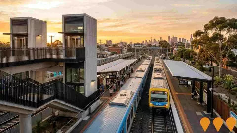 AI impression: West Footscray Station Upgrade, Transport & Logistics