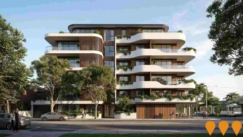 AI impression: Reverie Caulfield - 79-89 Hawthorn Road, Residential Development