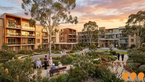 AI impression: Uniting Nareen Gardens Village Redevelopment, Health & Medical