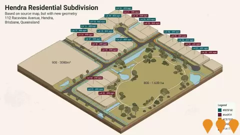AI impression: Hendra Residential Subdivision, Residential Development