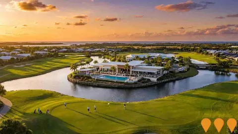 AI impression: Palm Lake Resort Pelican Waters, Residential Development