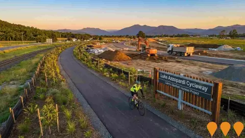 AI impression: Cairns Southern Access Cycleway (Luke Azzopardi Cycleway), Transport & Logistics