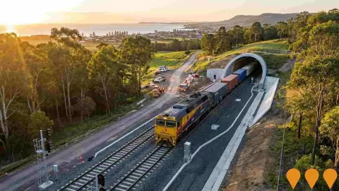 AI impression: South Coast Line Rail Upgrade, Transport & Logistics