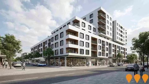 AI impression: 34-38 Pinnacle Street Mixed Development, Residential Development