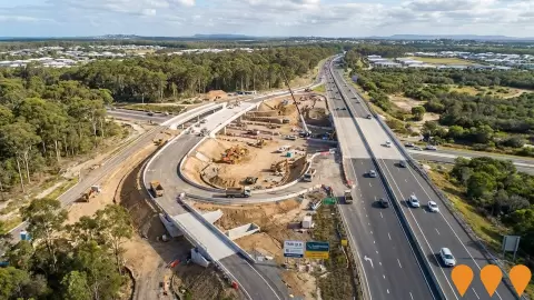 AI impression: Sunshine Motorway West Coolum Road Upgrade Interchange, Transport & Logistics