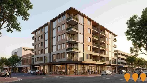 AI impression: Seven Storey Mixed Use, Shop Top Housing Development, Residential Development