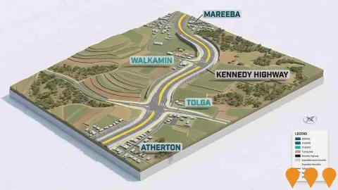 AI impression: Kennedy Highway Safety Upgrades (Mareeba to Atherton), Transport & Logistics