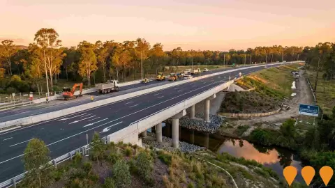 AI impression: Chambers Flat Road Upgrade, Transport & Logistics