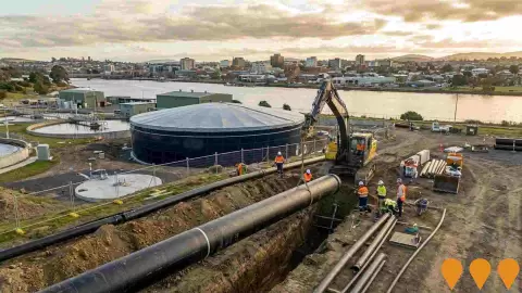 AI impression: Greater Launceston Water Improvements, Environmental & Disaster Management