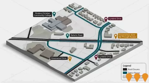 AI impression: Ballarto Road Upgrade, Transport & Logistics