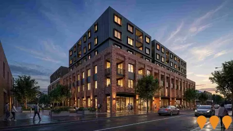 AI impression: WOBO North Melbourne, Residential Development