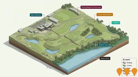 AI impression: Riverlands Golf Course Redevelopment, Communities, Precincts & Urban Renewal