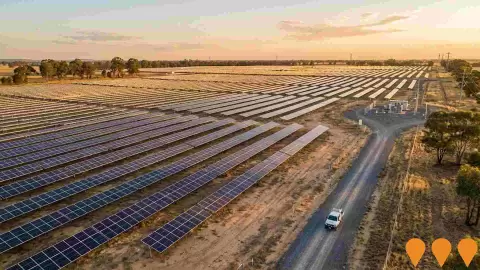 AI impression: Corowa Solar Farm, Energy