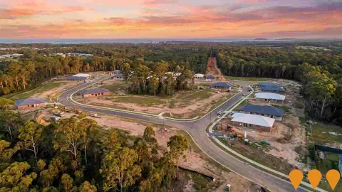 AI impression: Boambee East Residential Subdivision, Residential Development