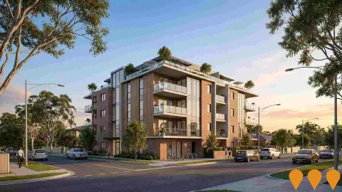 AI impression: 12 Howes Street Airport West Apartments, Residential Development