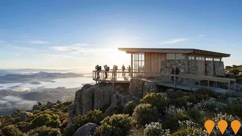 AI impression: Halls Saddle Mountain Gateway Precinct Proposal, Tourism