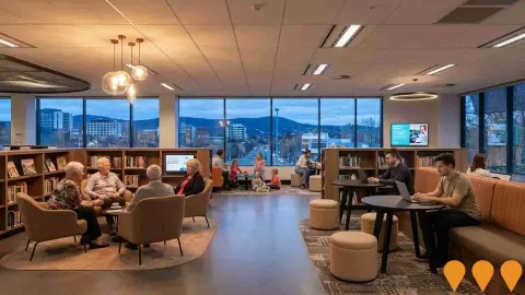 AI impression: Belconnen Community Hub Upgrade, Communities, Precincts & Urban Renewal