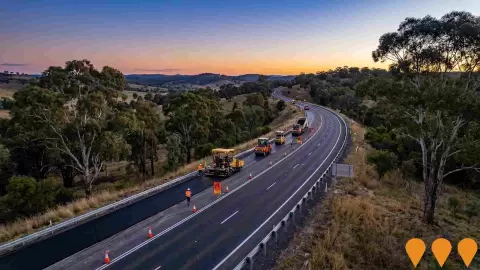 AI impression: Kings Highway Surface Upgrades, Transport & Logistics