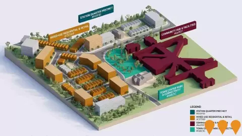AI impression: Station Quarter Mixed-Use Development, Communities, Precincts & Urban Renewal