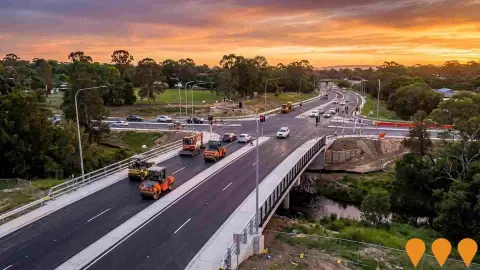 AI impression: Cambridge Avenue Glenfield Upgrade, Transport & Logistics