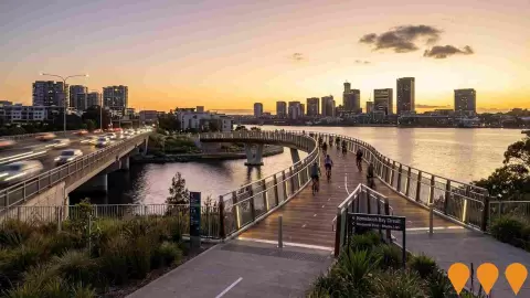 AI impression: Bennelong Parkway Pedestrian and Cyclist Bridge, Transport & Logistics