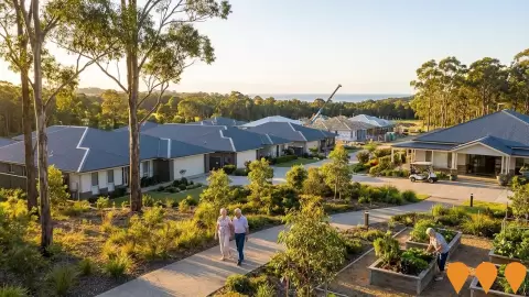 AI impression: Halliday Shores Retirement Village Expansion, Health & Medical