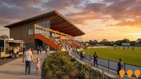 AI impression: Royal Hobart Showground Redevelopment, Precincts & Urban Renewal